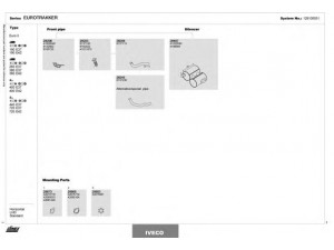 DINEX 128100051 išmetimo sistema 
 Išmetimo sistema -> Išmetimo sistema, visa