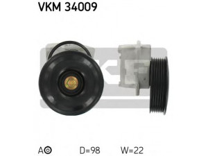 SKF VKM 34009 įtempiklio skriemulys, V formos rumbuotas diržas 
 Diržinė pavara -> V formos rumbuotas diržas/komplektas -> Įtempiklio skriemulys
1044515, 1077687, V97MF6A228 AB