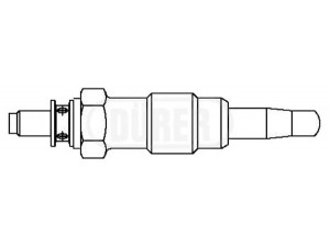 DÜRER DG40610 kaitinimo žvakė 
 Kibirkšties / kaitinamasis uždegimas -> Kaitinimo kaištis
1 001 049, 1 008 792, 1 045 261