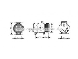 AVA QUALITY COOLING RTK069 kompresorius, oro kondicionierius 
 Oro kondicionavimas -> Kompresorius/dalys
2763000Q0H, 2763000Q0J, 2763000Q1A