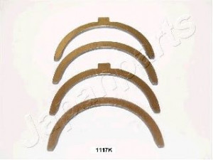 JAPANPARTS TW1117K atraminis tarpiklis, alkūninis velenas 
 Variklis -> Alkūninio veleno pavara -> Alkūninis velenas -> Atramos poveržlės/atraminis guolis
11011-25010