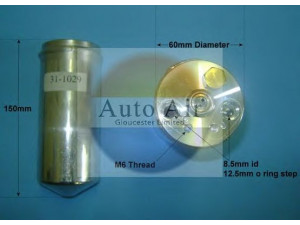 AUTO AIR GLOUCESTER 31-1029 džiovintuvas, oro kondicionierius 
 Oro kondicionavimas -> Džiovintuvas
05-50367, 97801-29000