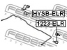 FEBEST 1223-ELR šarnyro stabilizatorius 
 Ašies montavimas/vairavimo mechanizmas/ratai -> Stabilizatorius/fiksatoriai -> Savaime išsilyginanti atrama
52320-SJK-003, 55530-17010