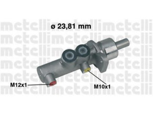 METELLI 05-0378 pagrindinis cilindras, stabdžiai 
 Stabdžių sistema -> Pagrindinis stabdžių cilindras
3495649, 558020