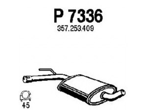 FENNO P7336 vidurinis duslintuvas 
 Išmetimo sistema -> Duslintuvas
357253409, 357253409K
