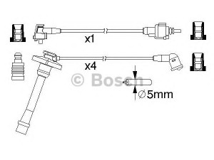 BOSCH 0 986 357 202 uždegimo laido komplektas 
 Kibirkšties / kaitinamasis uždegimas -> Uždegimo laidai/jungtys
19901 87198 000, 19901 87A80 000