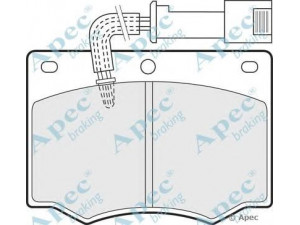 APEC braking PAD529 stabdžių trinkelių rinkinys, diskinis stabdys 
 Techninės priežiūros dalys -> Papildomas remontas
5018905, 6155621, 6155664, 87GX2K021FA