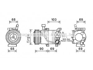 AVA QUALITY COOLING HYK421 kompresorius, oro kondicionierius 
 Oro kondicionavimas -> Kompresorius/dalys
977013X500