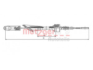 METZGER 1252.32 sankabos trosas 
 Dviratė transporto priemonės -> Kabeliai ir tachometro velenaai -> Sankabos trosas
50007676, 7520132