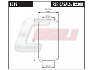 CASALS B2308 dėklas, pneumatinė pakaba
A0003280101, 192709