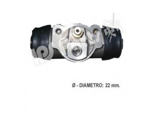 IPS Parts ICR-4290 rato stabdžių cilindras 
 Stabdžių sistema -> Ratų cilindrai
47550-29305, 47550-35170, 4755035190