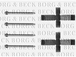 BORG & BECK BBK1192 priedų komplektas, diskinių stabdžių trinkelės 
 Stabdžių sistema -> Diskinis stabdys -> Stabdžių dalys/priedai