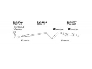 VENEPORTE 550118 išmetimo sistema