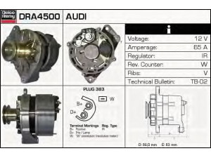 DELCO REMY DRA4500 kintamosios srovės generatorius 
 Elektros įranga -> Kint. sr. generatorius/dalys -> Kintamosios srovės generatorius
068903017N, 068903017NX, 068903029S