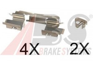 A.B.S. 1613Q priedų komplektas, diskinių stabdžių trinkelės 
 Stabdžių sistema -> Diskinis stabdys -> Stabdžių dalys/priedai
0441613000
