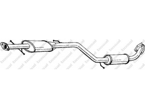 BOSAL 283-279 vidurinis duslintuvas 
 Išmetimo sistema -> Duslintuvas
28650-28200, 28650-28232