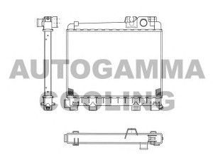 AUTOGAMMA 102038 radiatorius, variklio aušinimas
1178090, 17111178090