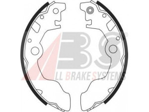 A.B.S. 8927 stabdžių trinkelių komplektas 
 Techninės priežiūros dalys -> Papildomas remontas
26214KA080, 26290-KA080, 26690-KC000