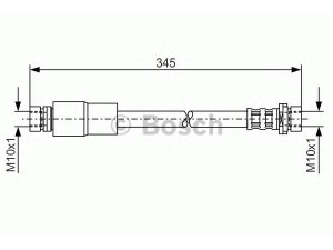 BOSCH 1 987 476 058 stabdžių žarnelė 
 Stabdžių sistema -> Stabdžių žarnelės
1207358, 1213135, 1426700, 2N11 2282-AA
