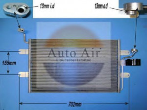 AUTO AIR GLOUCESTER 16-1302 kondensatorius, oro kondicionierius 
 Oro kondicionavimas -> Kondensatorius
6K0820411, 6K0820411A, 6K0820411D