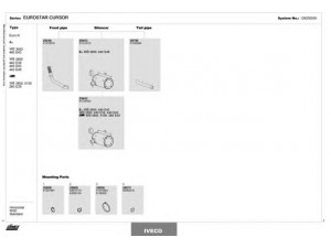 DINEX 128200050 išmetimo sistema 
 Išmetimo sistema -> Išmetimo sistema, visa