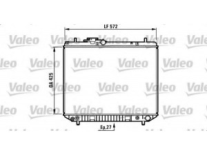 VALEO 732302 radiatorius, variklio aušinimas 
 Aušinimo sistema -> Radiatorius/alyvos aušintuvas -> Radiatorius/dalys
16400-87402-000, 1640087402000