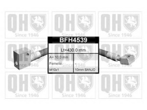 QUINTON HAZELL BFH4539 stabdžių žarnelė 
 Stabdžių sistema -> Stabdžių žarnelės
FBH 6345, 5 62 341, 90 217 297