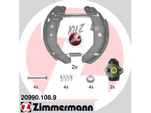 ZIMMERMANN 20990.108.9 stabdžių trinkelių komplektas 
 Techninės priežiūros dalys -> Papildomas remontas