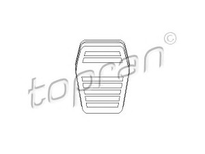 TOPRAN 302 747 pedalo antdėklas, stabdžių pedalas 
 Vidaus įranga -> Rankinės/kojinės svirties sistema
6 789 917, 94BB7A624AA
