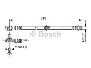 BOSCH 1 987 481 173 stabdžių žarnelė 
 Stabdžių sistema -> Stabdžių žarnelės
3AA 611 701 A, 3C0 611 701 B, 3C0 611 701 H