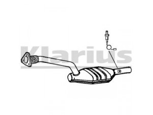 KLARIUS 322175 katalizatoriaus keitiklis 
 Išmetimo sistema -> Katalizatoriaus keitiklis
8200118188, 8200885613