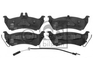FEBI BILSTEIN 16436 stabdžių trinkelių rinkinys, diskinis stabdys 
 Techninės priežiūros dalys -> Papildomas remontas
163 420 05 20, 163 420 05 20 S1