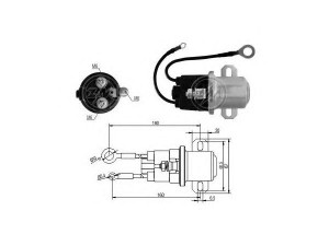 ERA 227906 solenoidinis jungiklis, starteris 
 Elektros įranga -> Starterio sistema -> Solenoidinis jungiklis
M009T61171, M009T61171AM, M9T61171