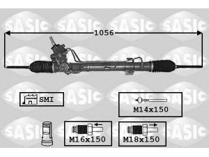 SASIC 7006169 vairo pavara 
 Vairavimas -> Vairo pavara/siurblys
7711134569, 8200430195, 8200706713