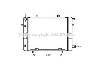 AVA QUALITY COOLING OL2043 radiatorius, variklio aušinimas 
 Aušinimo sistema -> Radiatorius/alyvos aušintuvas -> Radiatorius/dalys
1302157, 90088728