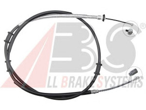 A.B.S. K19060 trosas, stovėjimo stabdys 
 Stabdžių sistema -> Valdymo svirtys/trosai
51750481