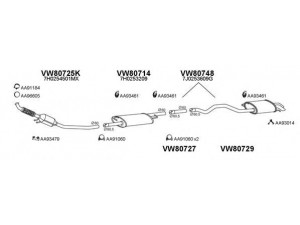 VENEPORTE 800498 išmetimo sistema 
 Išmetimo sistema -> Išmetimo sistema, visa