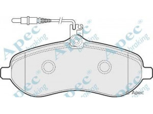 APEC braking PAD1539 stabdžių trinkelių rinkinys, diskinis stabdys 
 Techninės priežiūros dalys -> Papildomas remontas
4253.64, 4253.66, 4253.63