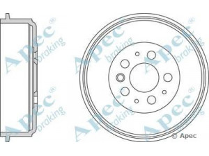 APEC braking DRM9800 stabdžių būgnas 
 Stabdžių sistema -> Būgninis stabdys -> Stabdžių būgnas
701609617, 701783027