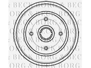 BORG & BECK BBR7044 stabdžių būgnas 
 Stabdžių sistema -> Būgninis stabdys -> Stabdžių būgnas
418117, 90007526, 90135504, 90007526
