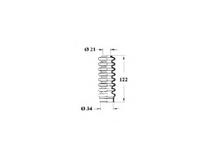 OCAP 1211083 gofruotoji membrana, vairavimas 
 Vairavimas -> Gofruotoji membrana/sandarinimai
861419831A, 861419831A
