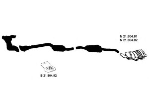 EBERSPÄCHER 212286 išmetimo sistema 
 Išmetimo sistema -> Išmetimo sistema, visa