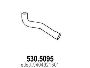 ASSO 530.5095 išleidimo kolektorius 
 Išmetimo sistema -> Išmetimo vamzdžiai
9404920401, 9404921601