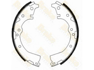 Brake ENGINEERING SH1184 stabdžių trinkelių komplektas 
 Techninės priežiūros dalys -> Papildomas remontas
0449525060, 0449525061, 0449526080