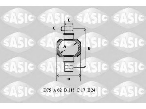 SASIC T773017 remonto komplektas, trauklė
0689748, 81432306051, 81432306068