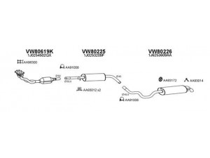 VENEPORTE 030184 išmetimo sistema 
 Išmetimo sistema -> Išmetimo sistema, visa