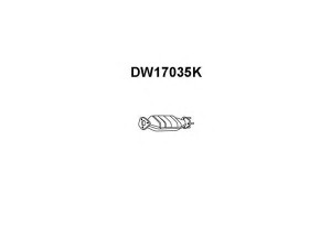 VENEPORTE DW17035K katalizatoriaus keitiklis 
 Išmetimo sistema -> Katalizatoriaus keitiklis
96350080, 96444914