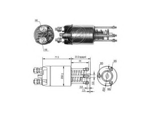 ERA 227249 solenoidinis jungiklis, starteris 
 Elektros įranga -> Starterio sistema -> Solenoidinis jungiklis
9941308, 9942333