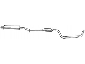 AKS DASIS SG53412 vidurinis duslintuvas