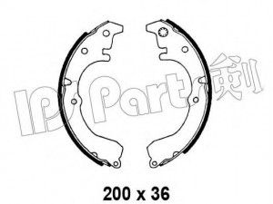 IPS Parts IBL-4299 stabdžių trinkelė 
 Stabdžių sistema -> Būgninis stabdys -> Stabdžių įdėklas/ trinkelė
04495-12120, 04495-12150, 04495-12181